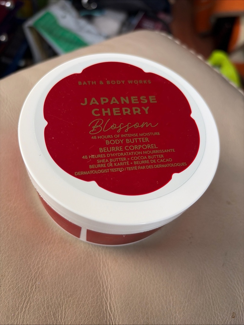 Bath & Body Works Japanese Cherry Blossom Body Butter - Red & White